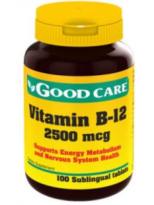 Vitamina B12 2500 mcg - 100 tablets - Good Care